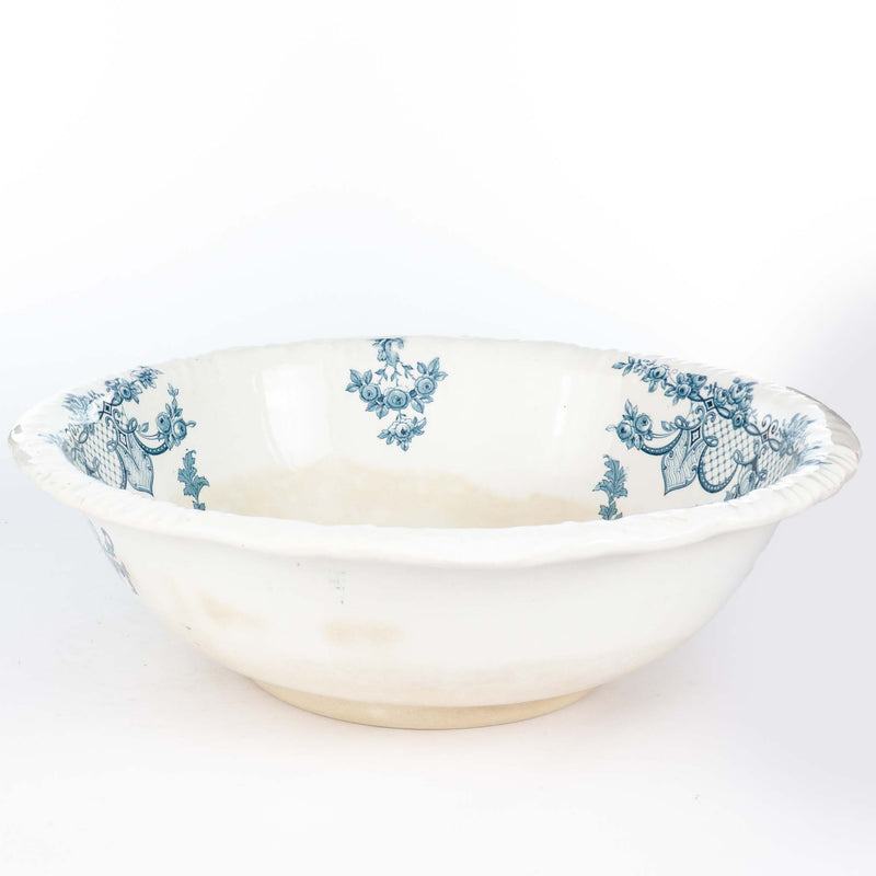 Blue and White Porcelain Wash Basin Set (7pcs.)