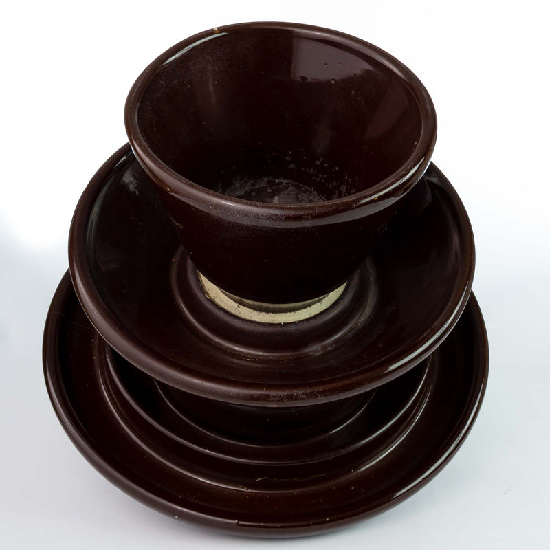 Brown Porcelain Insulator
