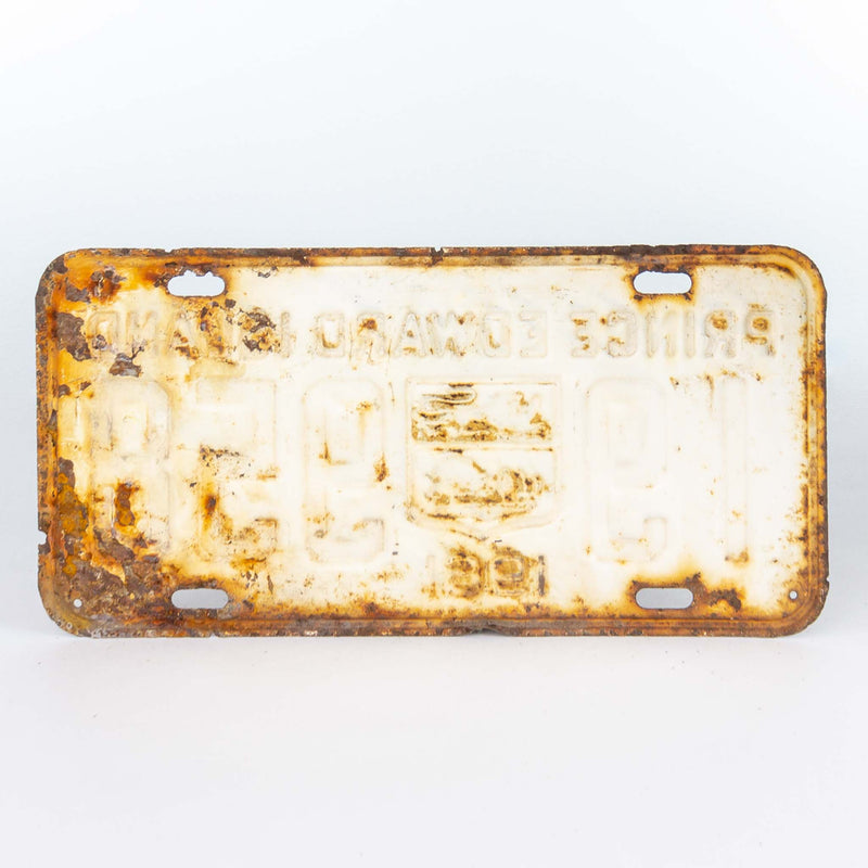 PEI Licence Plate 1961