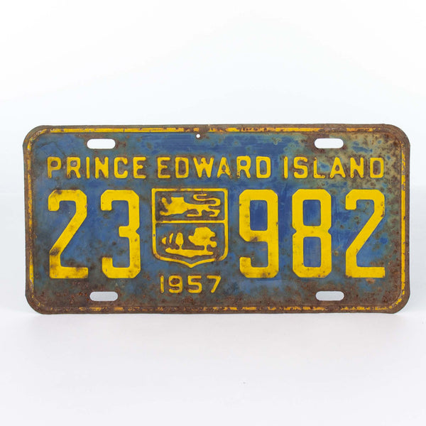 PEI Licence Plate 1957