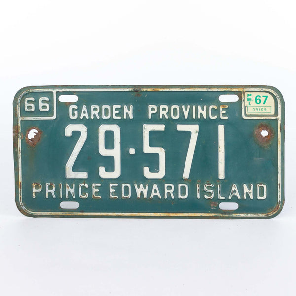 PEI Licence Plate 1966