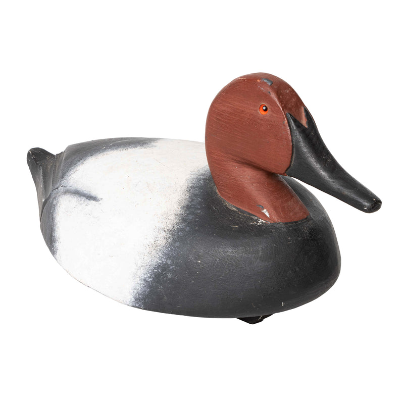 LM Signed Painted Duck Decoy