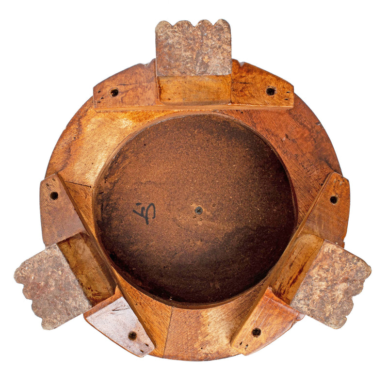Mahogany Holy Water Font