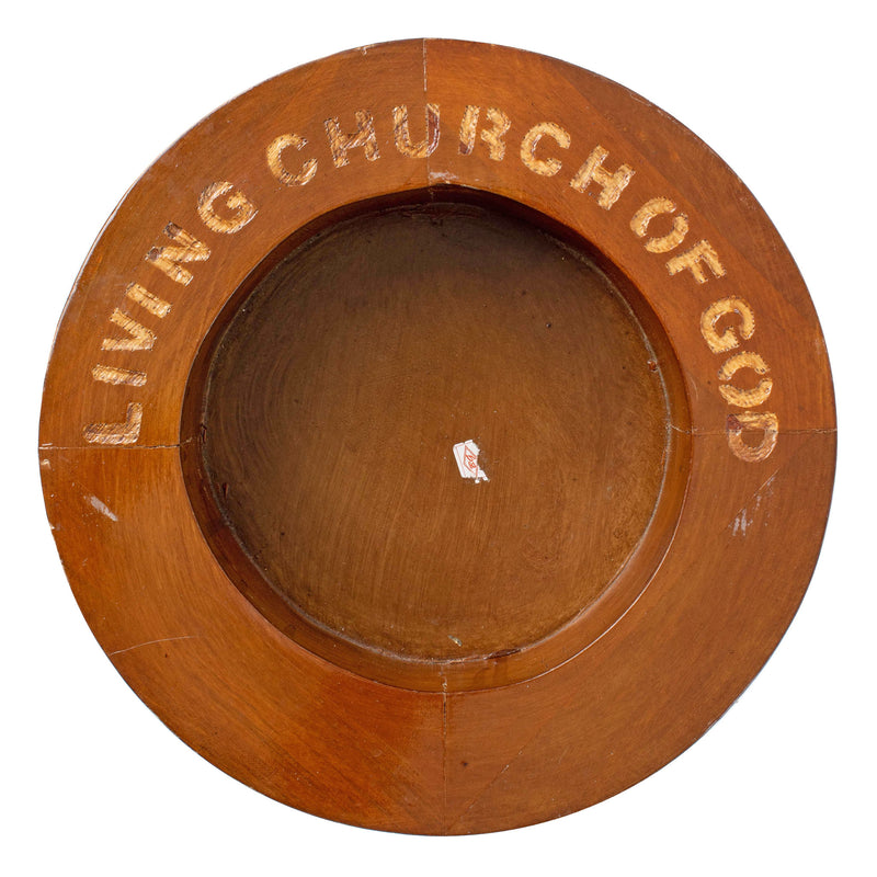 Mahogany Holy Water Font