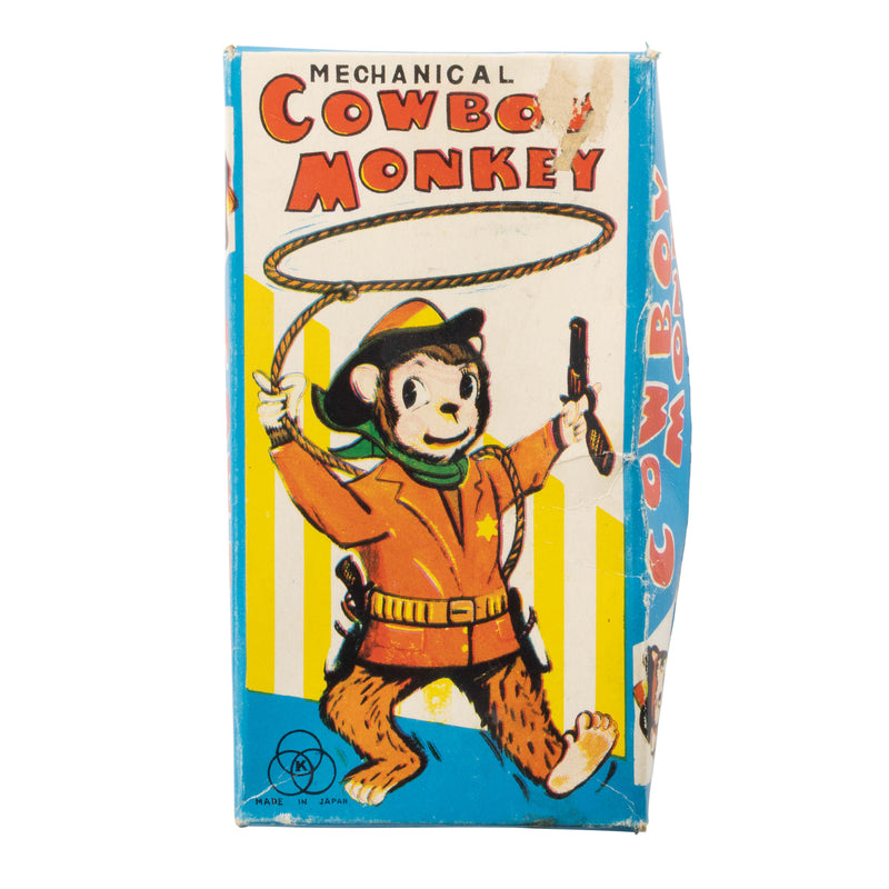 Monkey Rodeo Vintage Mechanical Cowboy Monkey Toy in Box – Iron Crow