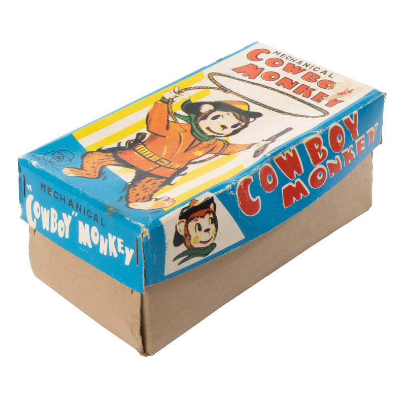 Monkey Rodeo Vintage Mechanical Cowboy Monkey Toy in Box – Iron Crow