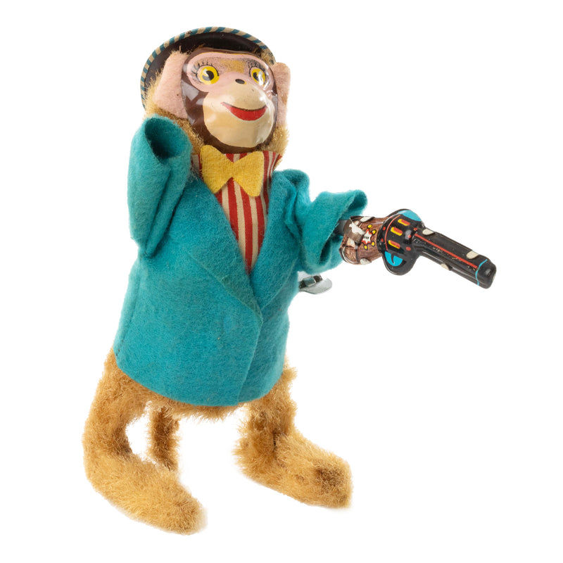 Monkey Rodeo Vintage Mechanical Cowboy Monkey Toy in Box – Iron Crow