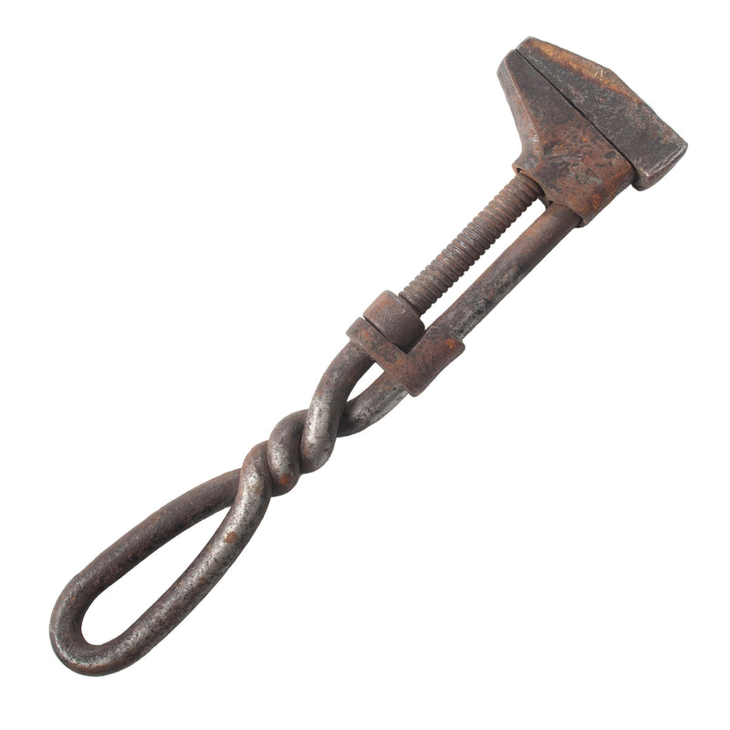 Monkey Wrench with Twisted Handle