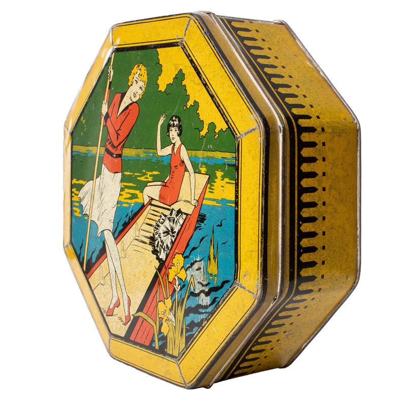 Octagonal Sovereign Works Toffee Tin