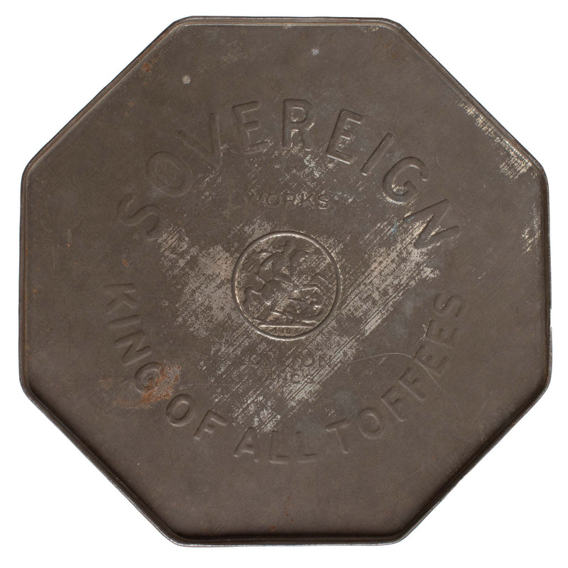 Octagonal Sovereign Works Toffee Tin