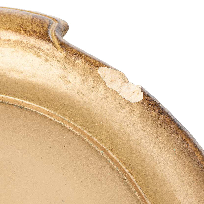 Oval Gold Resin Tray