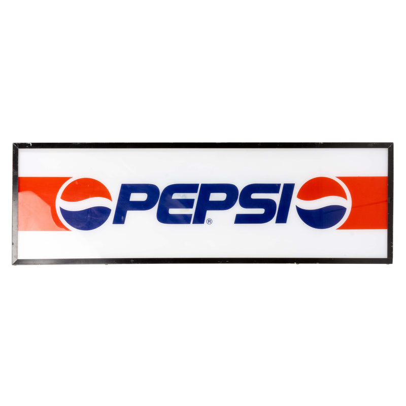 Long "Pepsi" Backlit Sign