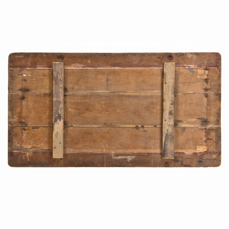 Pine Mennonite Farm Table with Square Tapered Legs