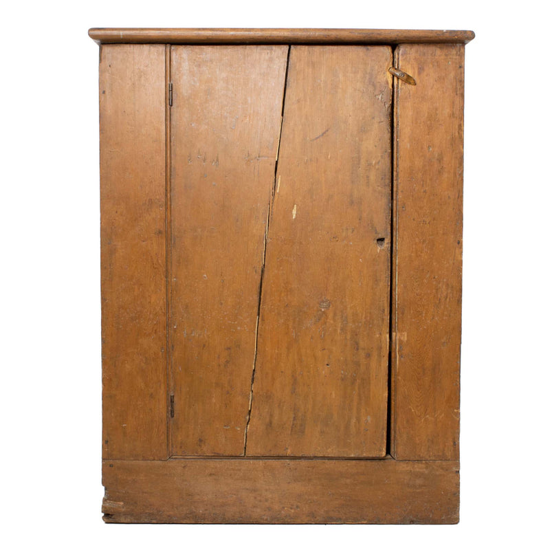 Pine Single Door Jam Cupboard with 1" Backing and Square Nails