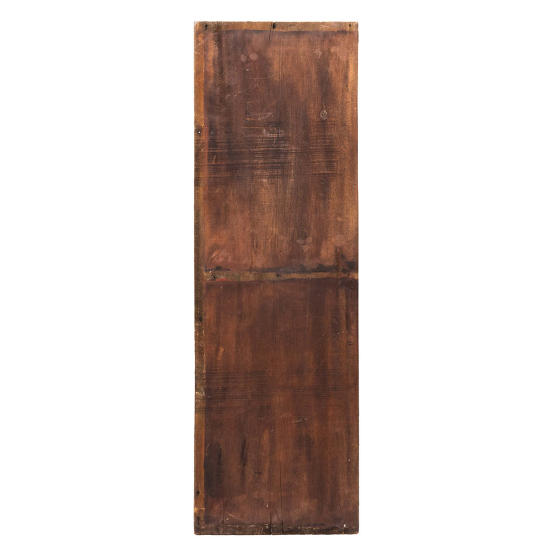 Salvaged Door Panel with 2 Carved Images