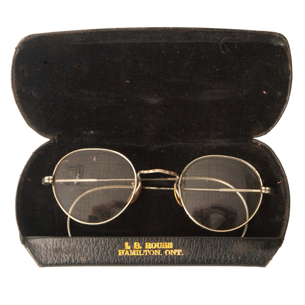 Silver Eyeglasses in Case