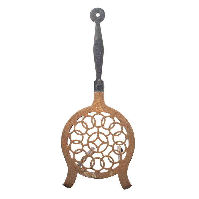 Tall Brass Fireside Trivet