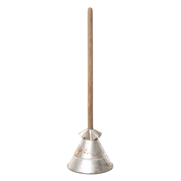 Tin Clothing Agitator with Wood Handle