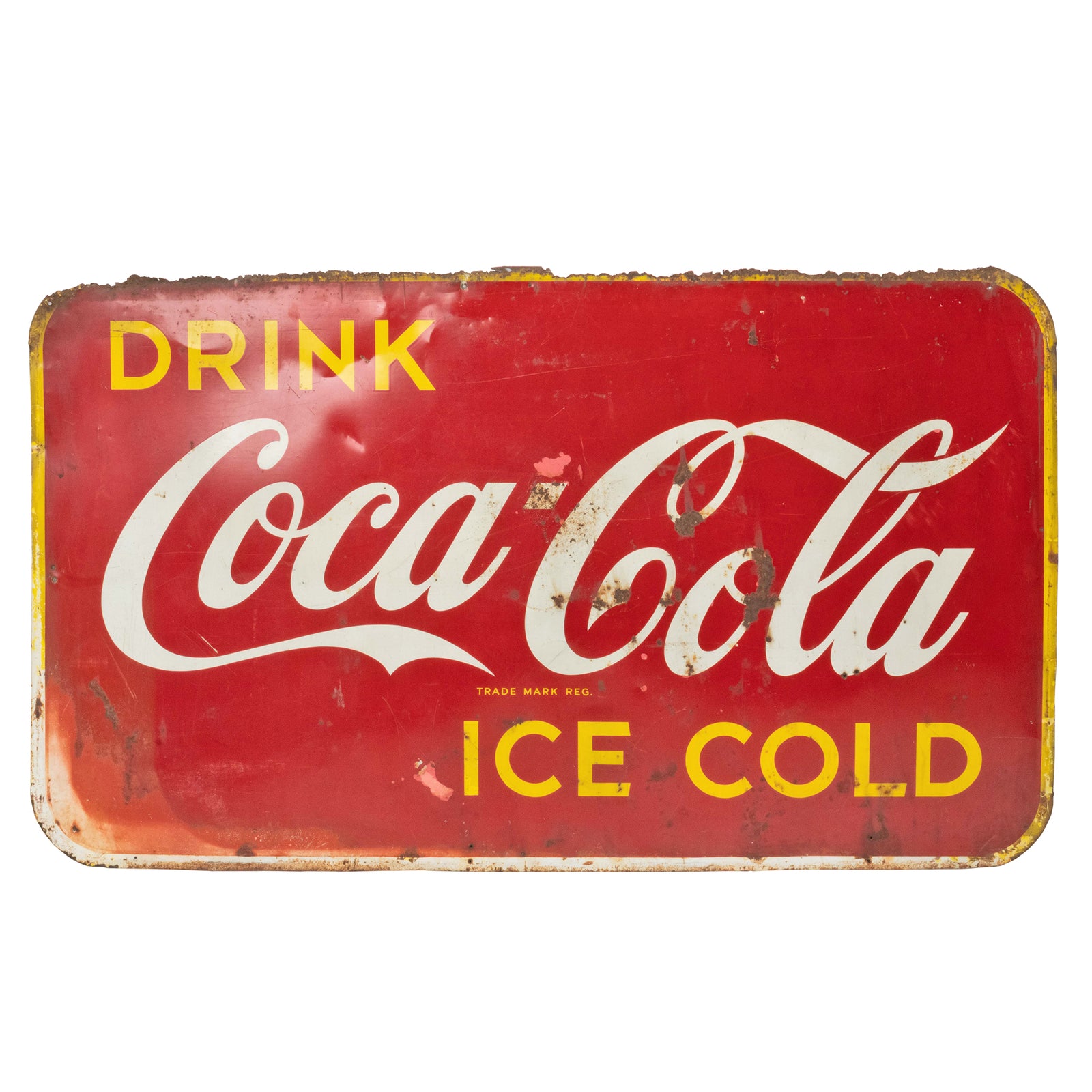 Tin Coca-Cola Sign – Iron Crow