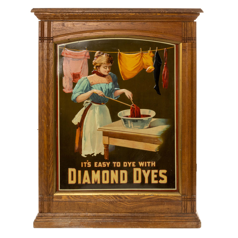 Turn of the Century Diamond Dyes Cabinet
