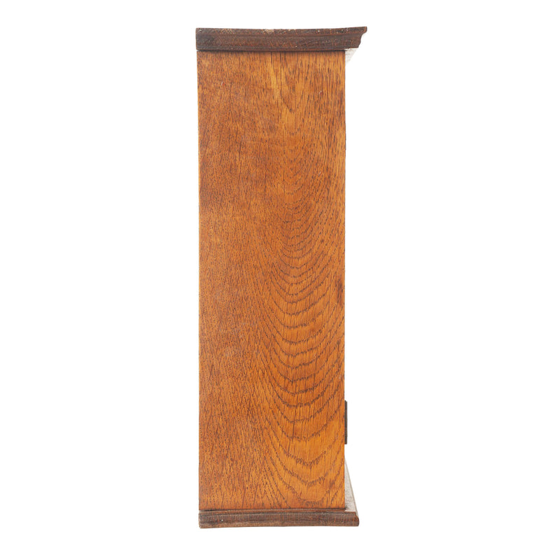 Oak Wall Cabinet with Mirrored Door