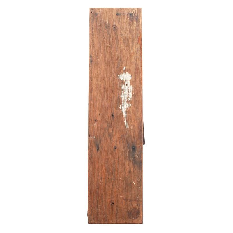 Oak Wall Cabinet with Mirrored Door
