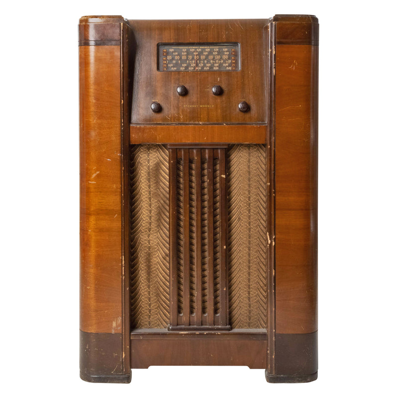 Walnut Stewart-Warner Wireless Standing Radio
