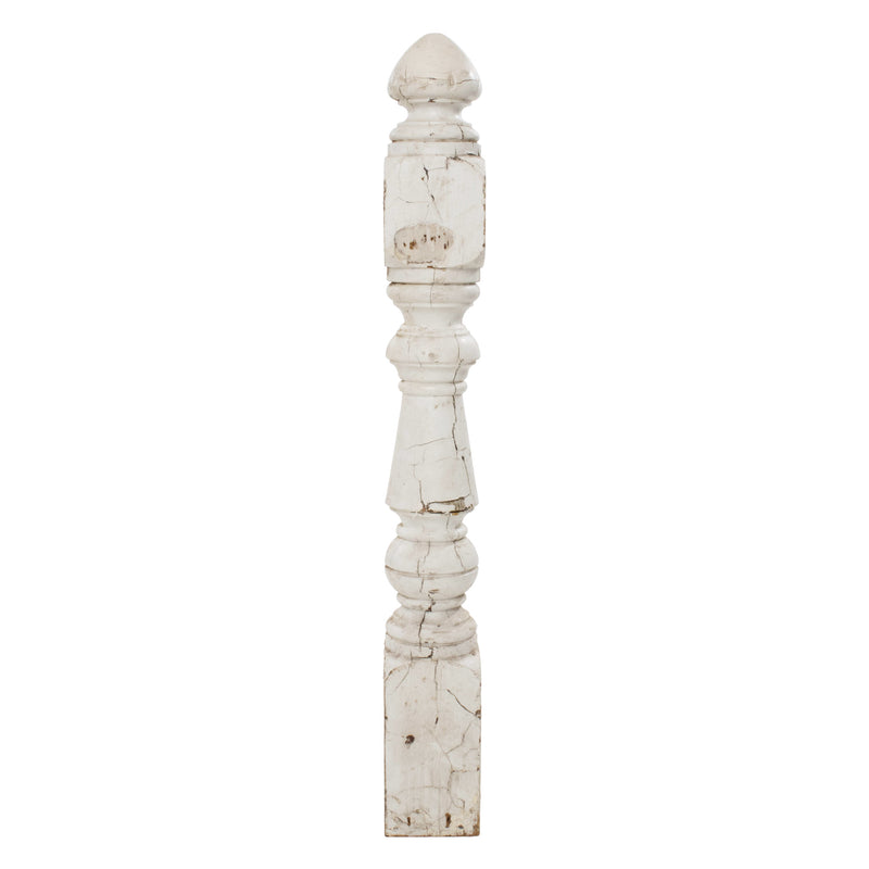 White Newel Post