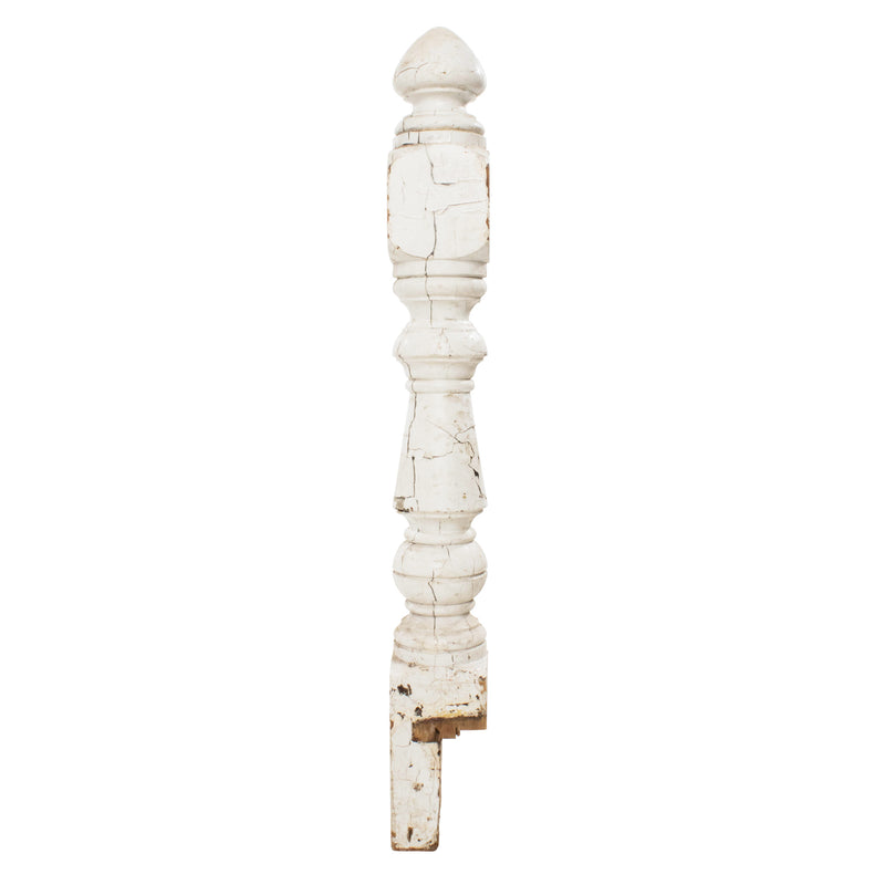 White Newel Post