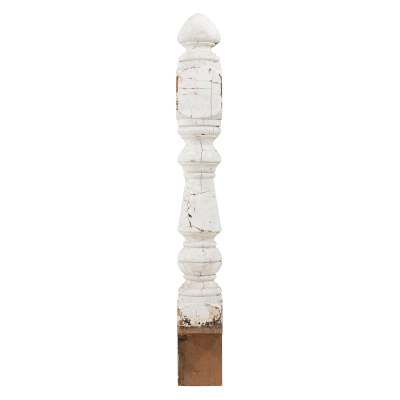 White Newel Post