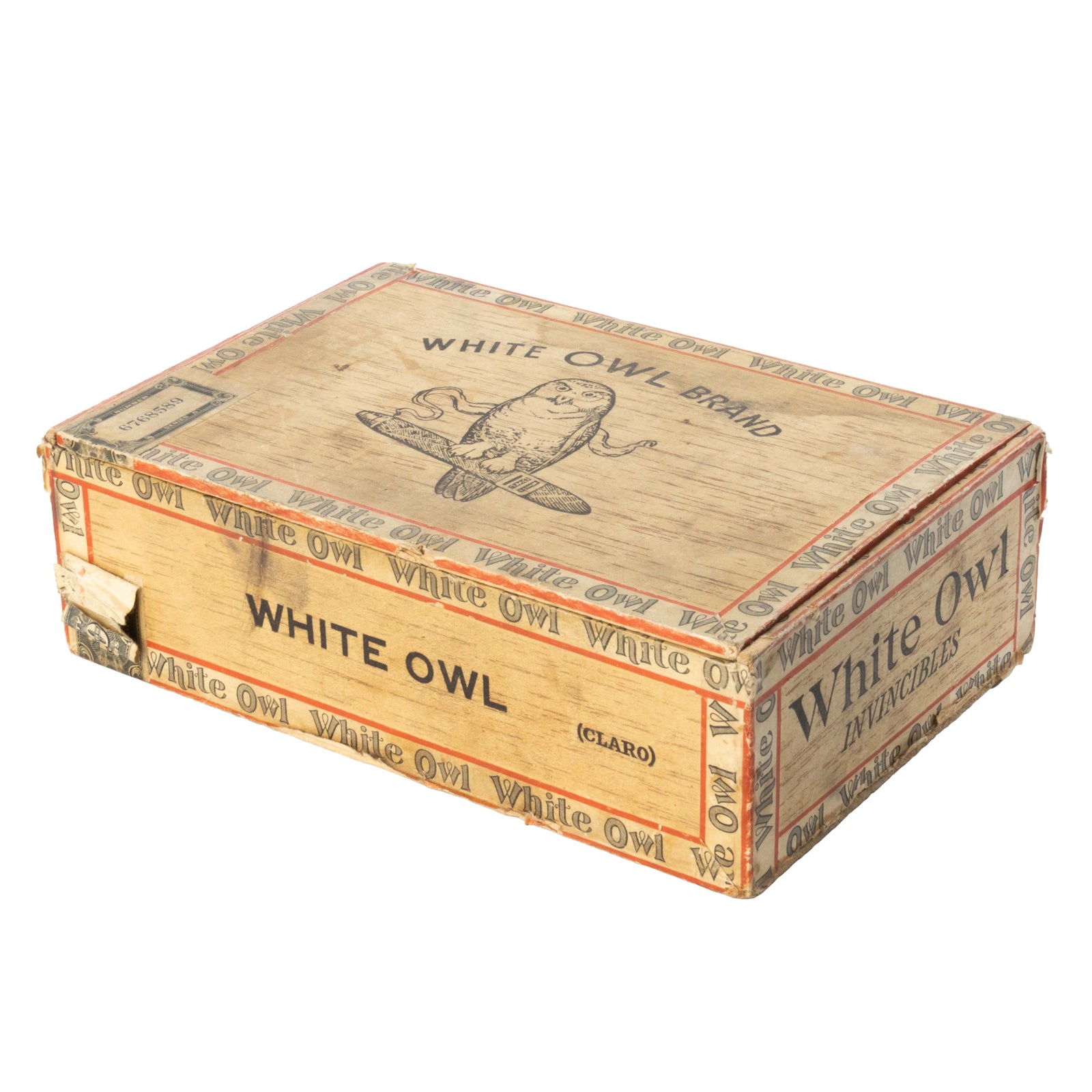 owl cigarette case White D 01 Metal Silver Nature Zoo Wildlife Animal A German late 19th/early 20th