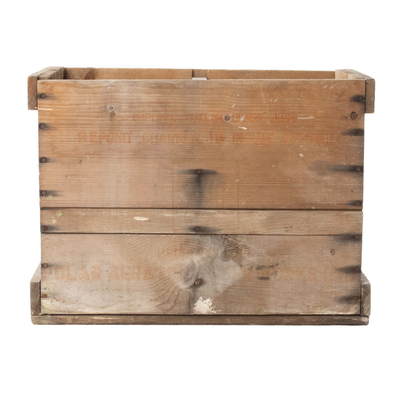 Wood 7-Up Crate with Center Divider