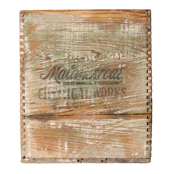 Wood Finger Jointed Mallinckrodt Box