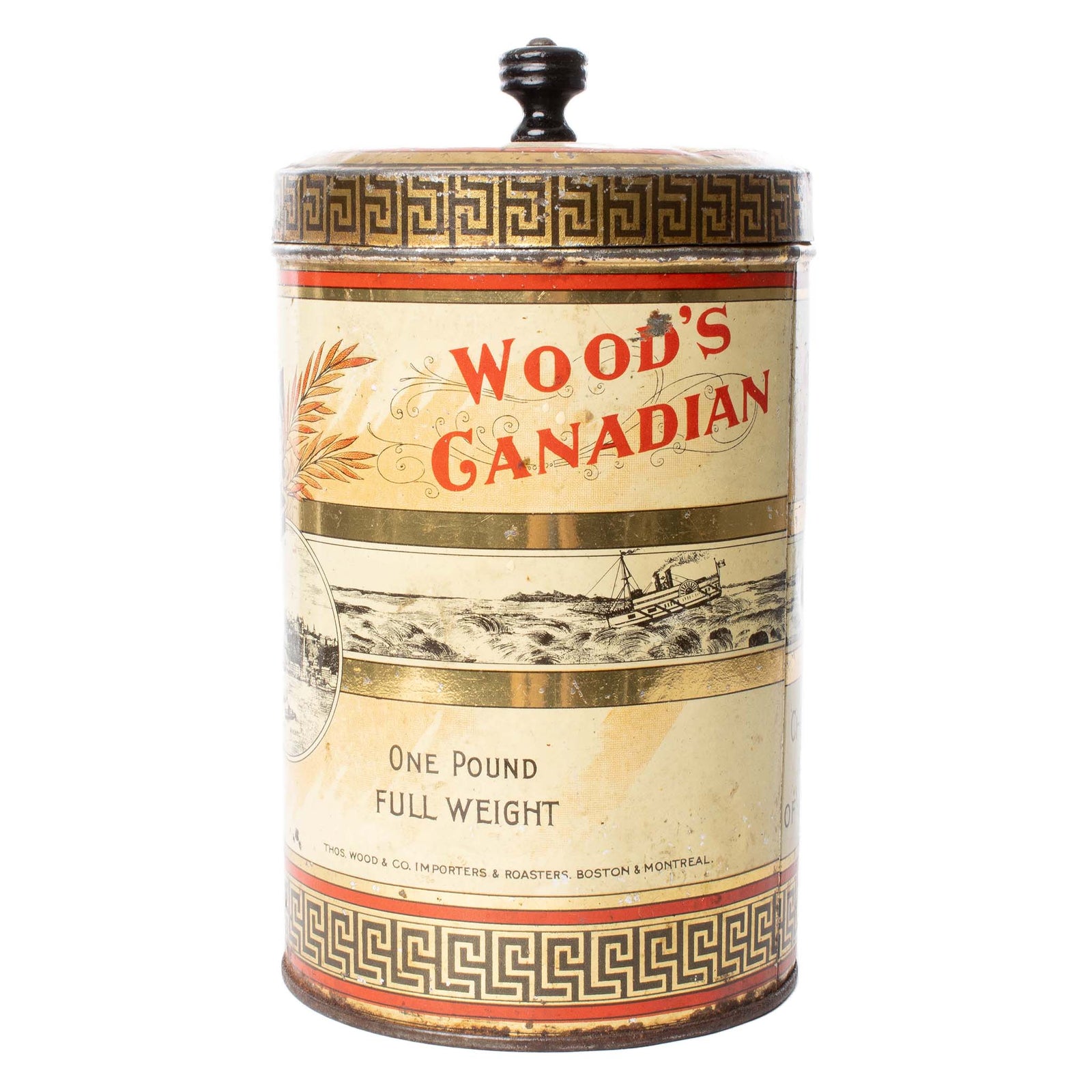 Wood's Canadian Souvenir Coffee Tin – Iron Crow