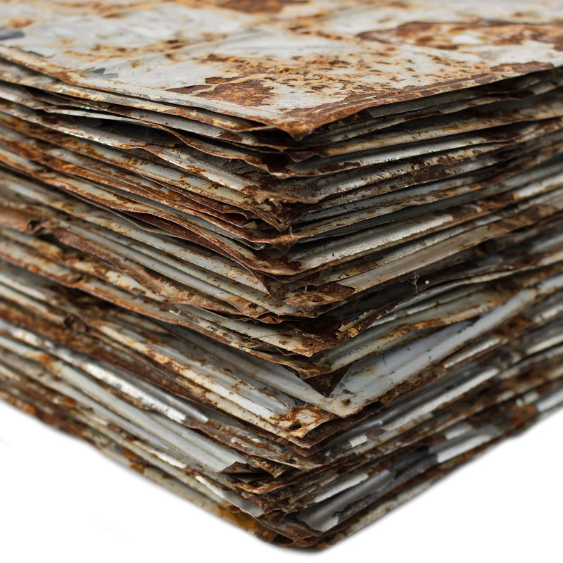 Various Tin Ceiling Tiles with Embossed Design