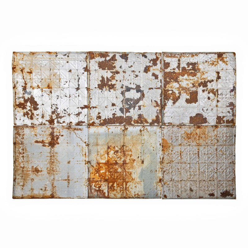 Various Tin Ceiling Tiles with Embossed Design