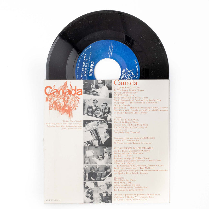 The Young Canada Singers - A Centennial Song (EP)