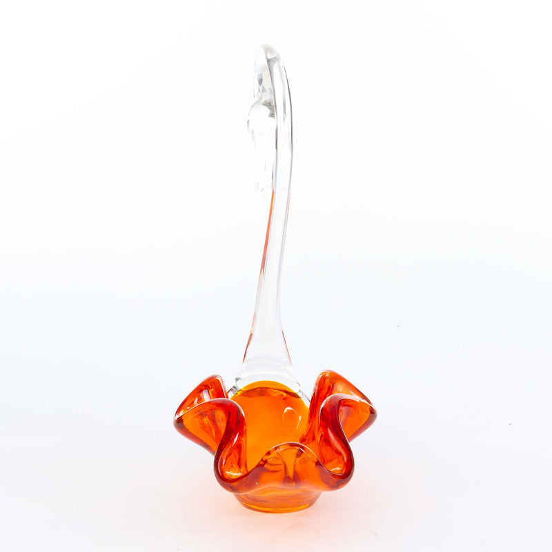 Altaglass Orange Swan Dish