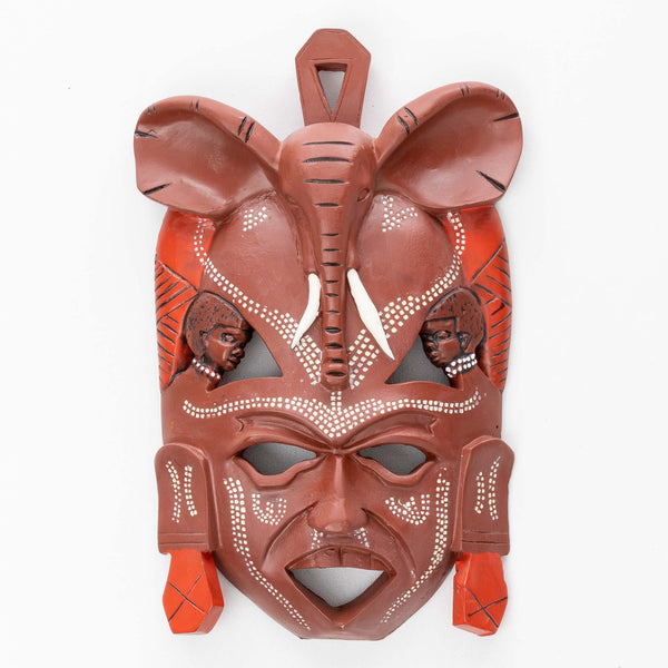 Resin Amarula Promotional African Jambo Style Mask