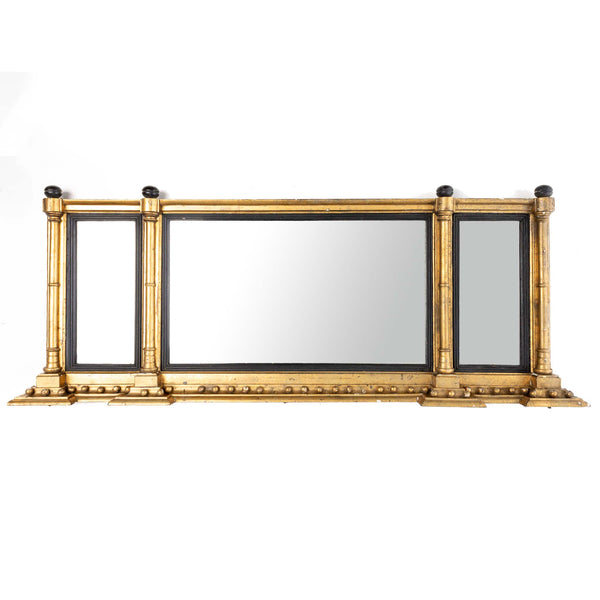 American Federal 3 Pane Mantel Mirror