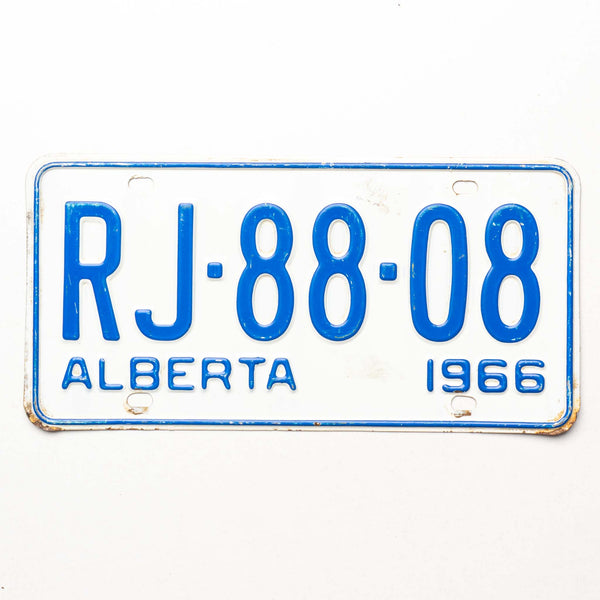 Alberta 1966 Licence Plate