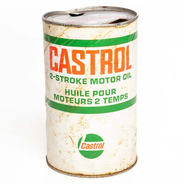 Castrol 2-Stroke Motor Oil Can (Empty)