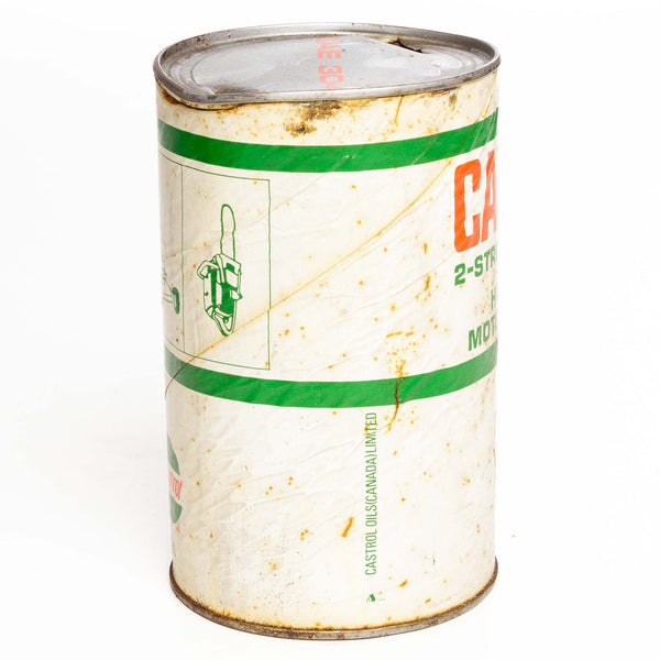 Castrol 2-Stroke Motor Oil Can (Empty)