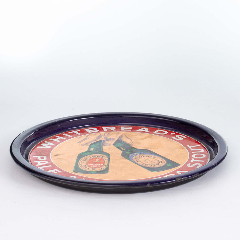 Enamel Whitbread Pale Ale Extra Stout Serving Tray