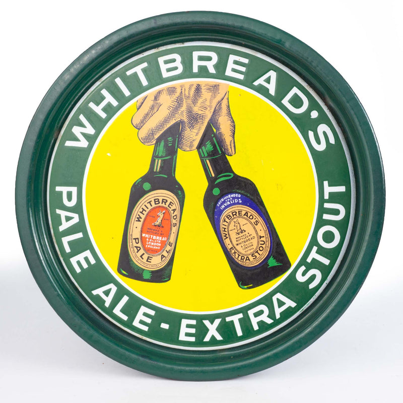 Enamel Whitbread Pale Ale Extra Stout Serving Tray