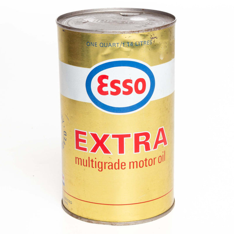 Esso Extra Quart Oil Can Metal