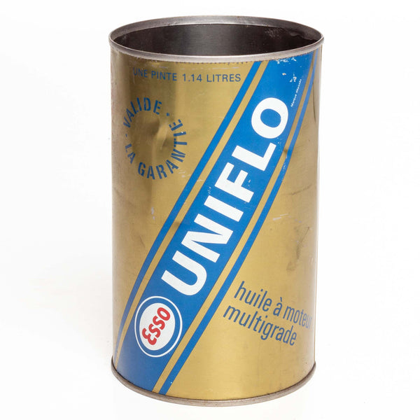 Esso Uniflow Motor Oil Can 1Qt Metal No Top