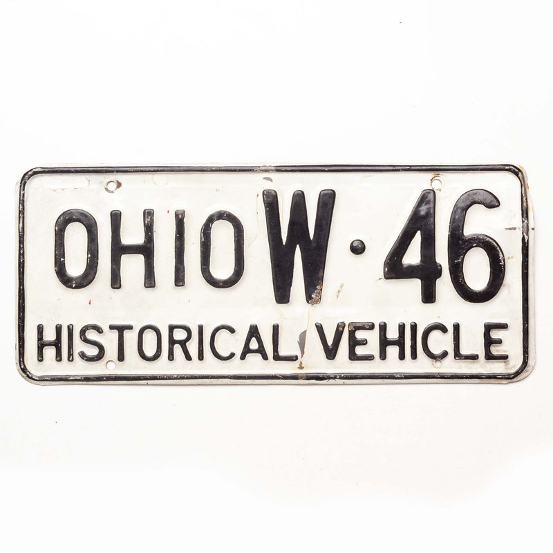 Ohio Historical Vehicle Licence Plates W.46