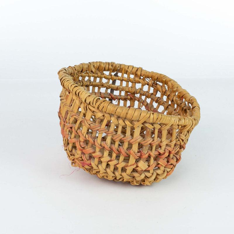Small Oval Handmade Weaved Basket