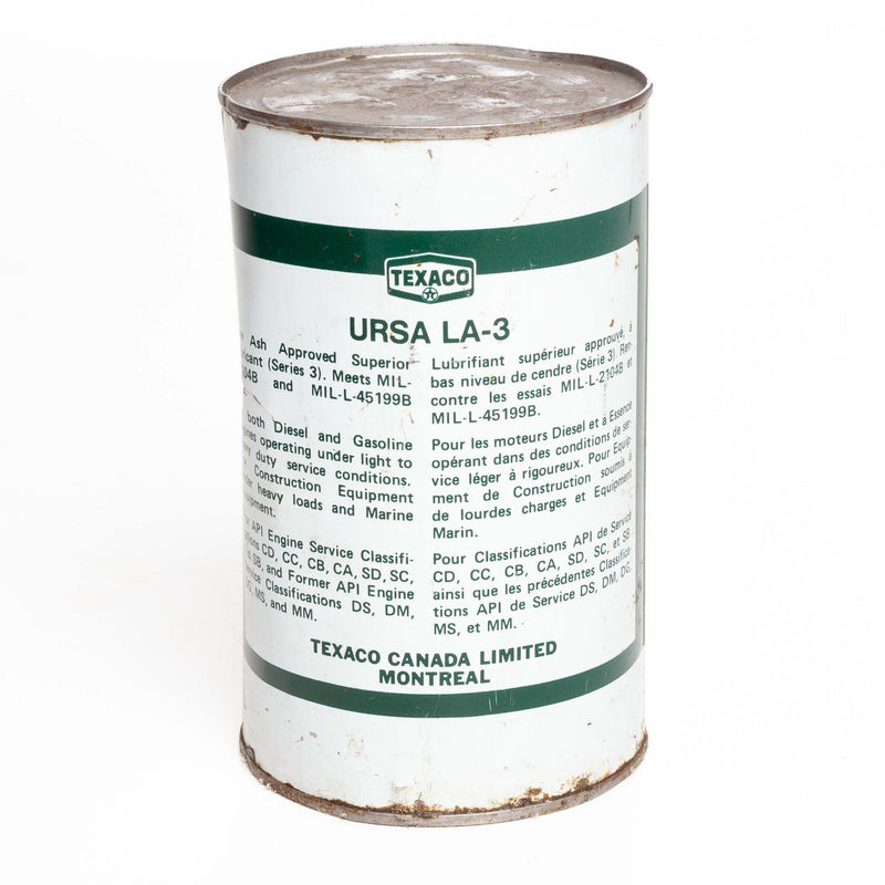 Texaco Ursa La3 1 Qt Metal Oil Can